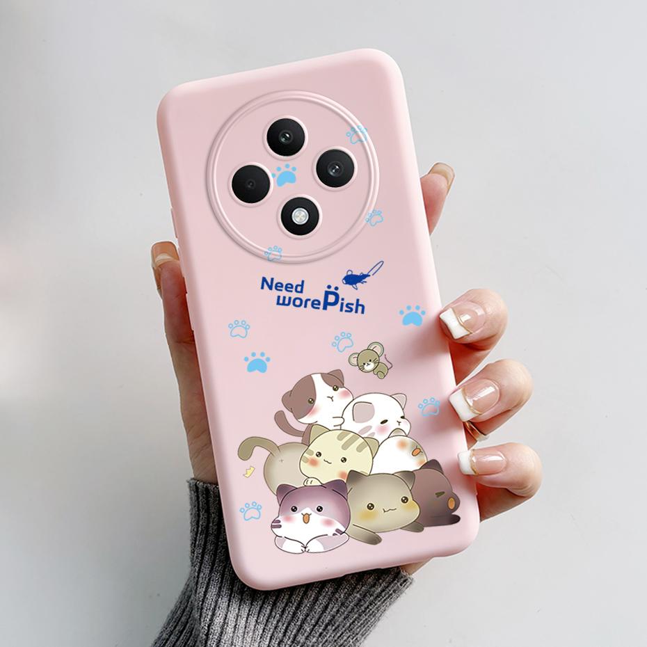 Чехол для OPPO Reno 12 FS 5G Медведь Лягушка Силиконовый Мягкий Чехол для Телефона для Oppo Reno 12 F Чехлы Reno12 FS Reno12FS 12 F 12F 12FS 4G 5G