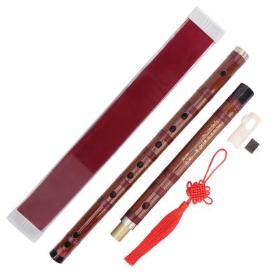CKey Dry Bitter Bamboo Flute Традиционный оркестровый инструмент, набор с ящиком для хранения ZD02
