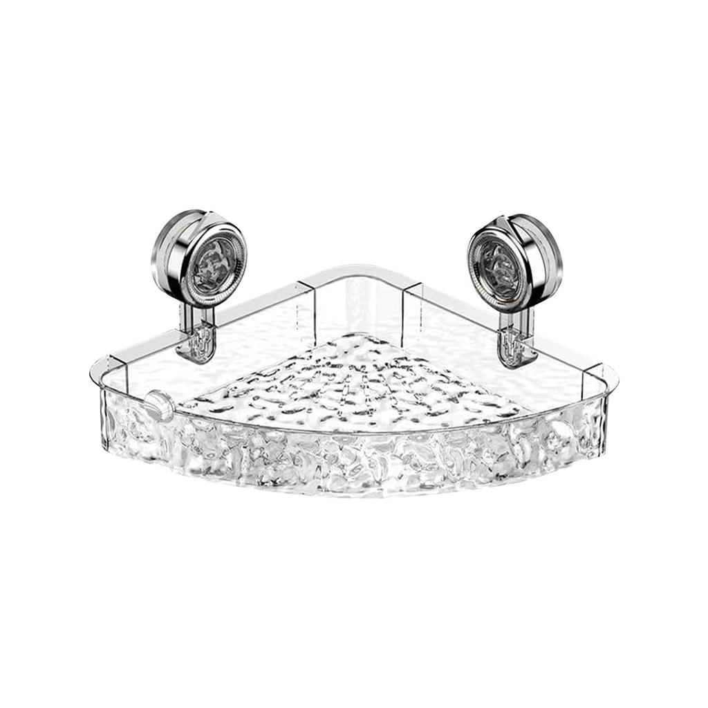 Washstand Cosmetics Storage Rack Acryli Shower Storage Rack Bathroom Shelf No Drill Organizer Wall Mounted Toilet Shampoo Holder