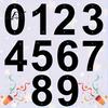 Metal House Numbers 3D Number for Outside, Modern 0-9 Floating Address Numbers, Large Sign Weather-proof Door, Mailbox, Wall, Yard Easy Install