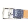 Very Good HERMES bracelet Rivière Alligator leather Blue mens Used