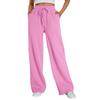 Womens Wide Leg Sweatpants High Waisted Drawstring Joggers With Pockets Casual Lounge Pants