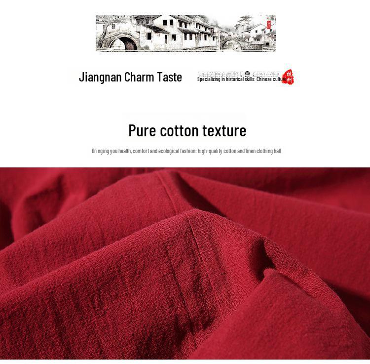 Хлопково-льняной кардиган-кимоно с вышивкой «Журавль»: Перьевое одеяние в китайском и японском стиле ханьфу, защищающее от солнца