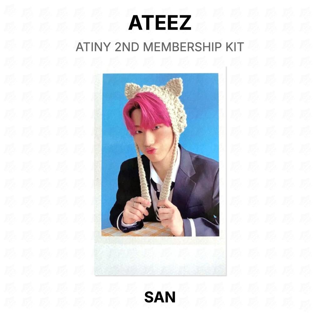 ATEEZ ATINY 2-й Набор Члена Клуба Официальная Фотокарточка