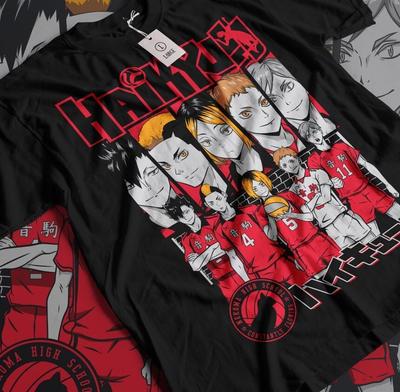 Haikyuu, Хината, Кагеяма, Некома, волейбол, Тору Оикава, новая футболка унисекс