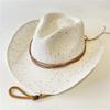 New western cowboy hats for men and women can take summer vacation travel sunscreen sun hat retro sun hat knight hat