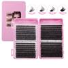 640 Tufts Diy Single Tufts Of False Eyelashes Natural Thick D-Song Segmented Grafting Eyelashes