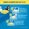 Litter Box Liners: Heavy Duty - Tear  Leak Resistant - Drawstring Close - Jumbo 15 Count