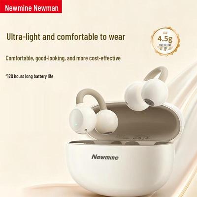 Беспроводные спортивные наушники Newmine LY63 с открытым креплением-клипсой