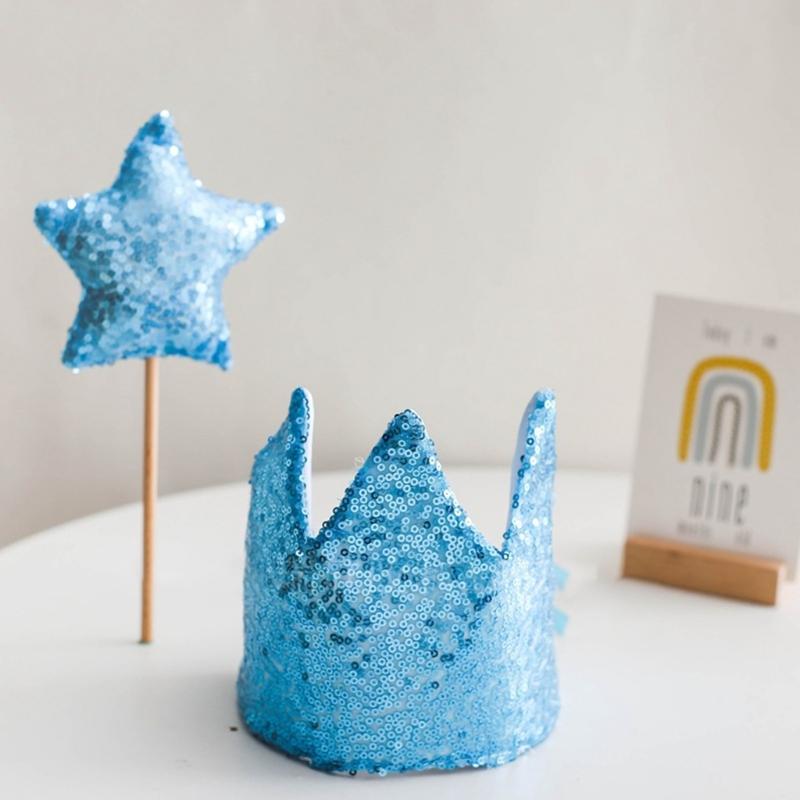 Children Birthday Party Headband Dazzlings Wand Kids Birthday Party Accessories for Children Birthday Celebrations Gift