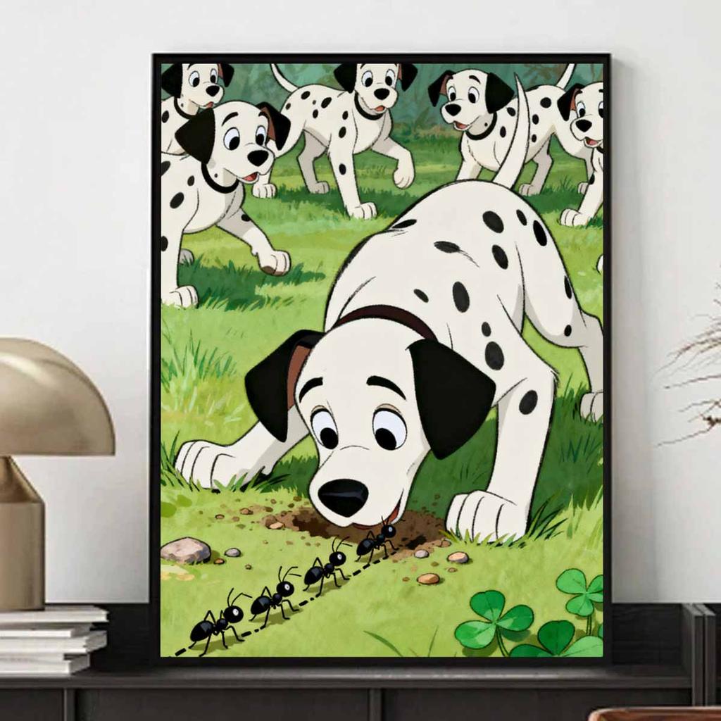 Disney 5D Diamond Painting Kit 101 Dalmatians Adorable Puppy Ants Home or Office Home Decor Art Diamond Painting Kit