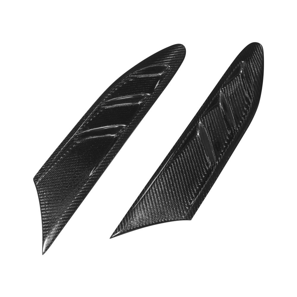 2Pcs Car Fender Fin Vent Real Carbon Fiber For Subaru BRZ Toyota 86 GT 2012-2019