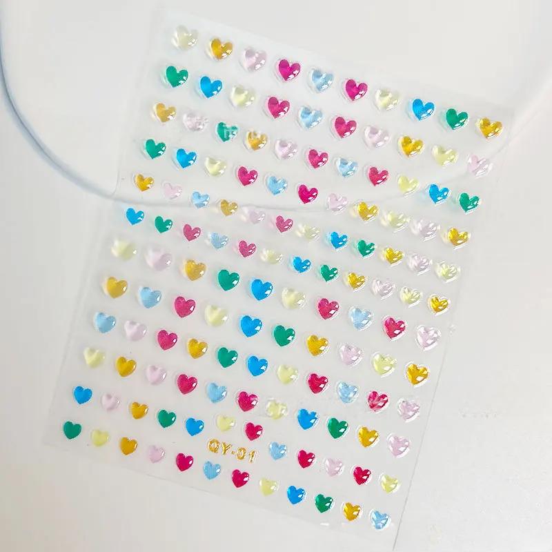 3D желейные наклейки для ногтей, прозрачные, милые, кавайные, медузы, нейл-арт, наклейки в стиле Ins, океанская тема, скрапбукинг, детская игрушка