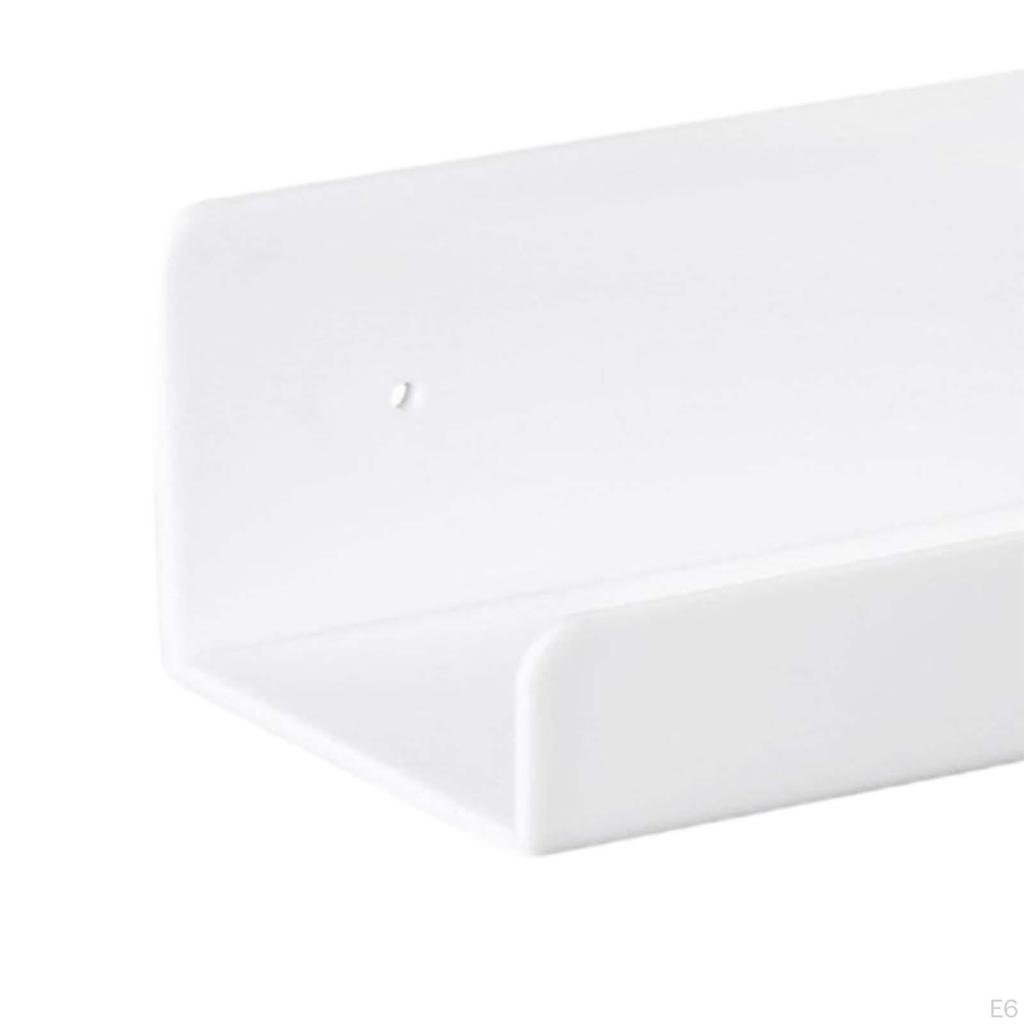 2 акриловые плавающие настенные полки, книжные полки для детей, органайзер, выступ