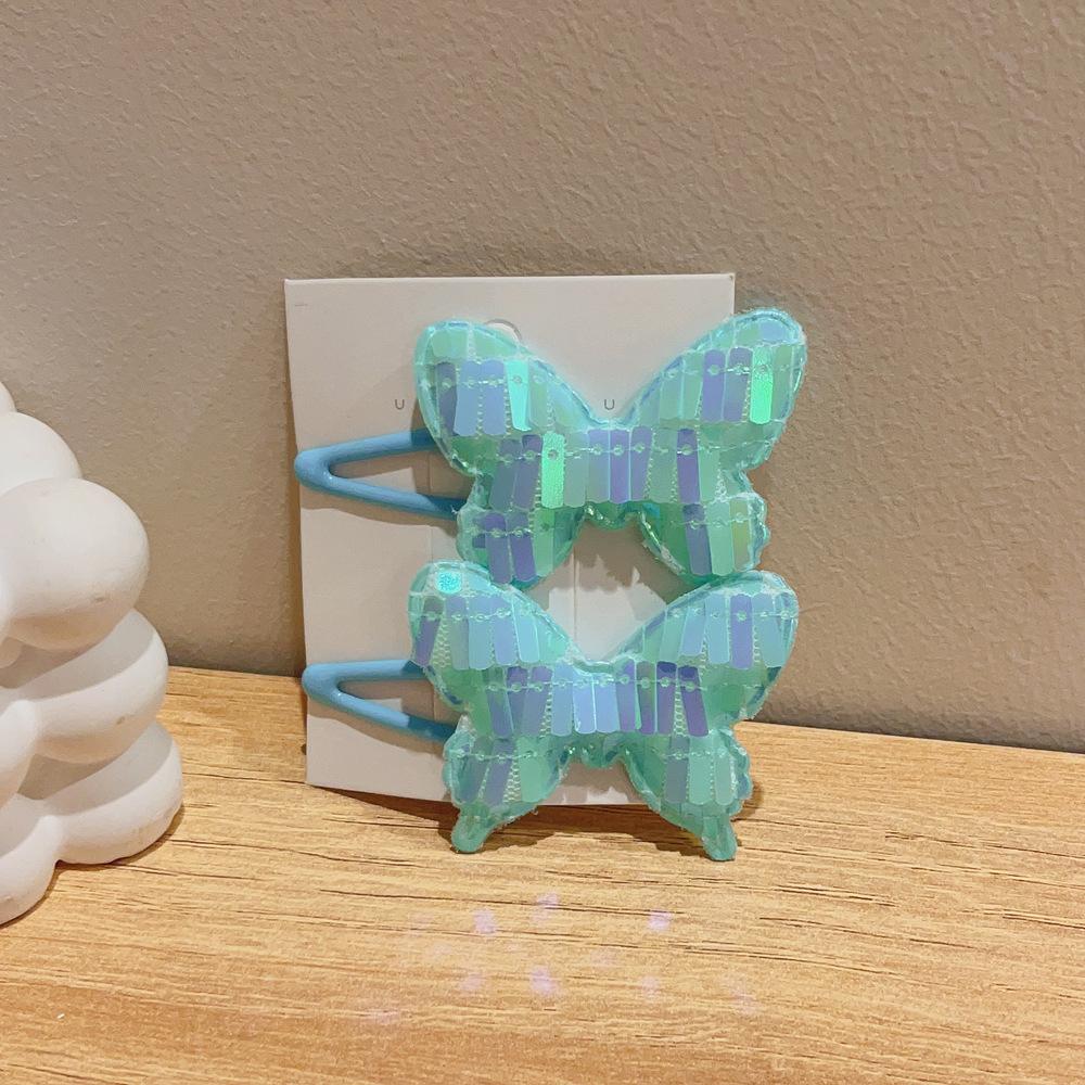 2 шт. новые милые заколки для волос принцессы с бабочкой и пентаграммой для девочек, детские головные уборы, заколки для волос, заколки, аксессуары для волос