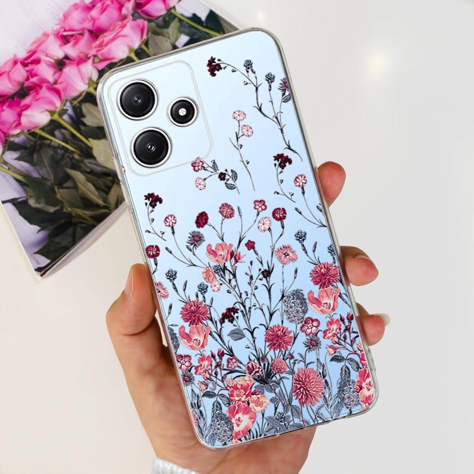 Чехол для Xiaomi Redmi 12 5G 2023 Redmi 12 5G Элегантный узор Мягкий силикон ТПУ Задняя крышка телефона Для Redmi 12 5G Глобальный