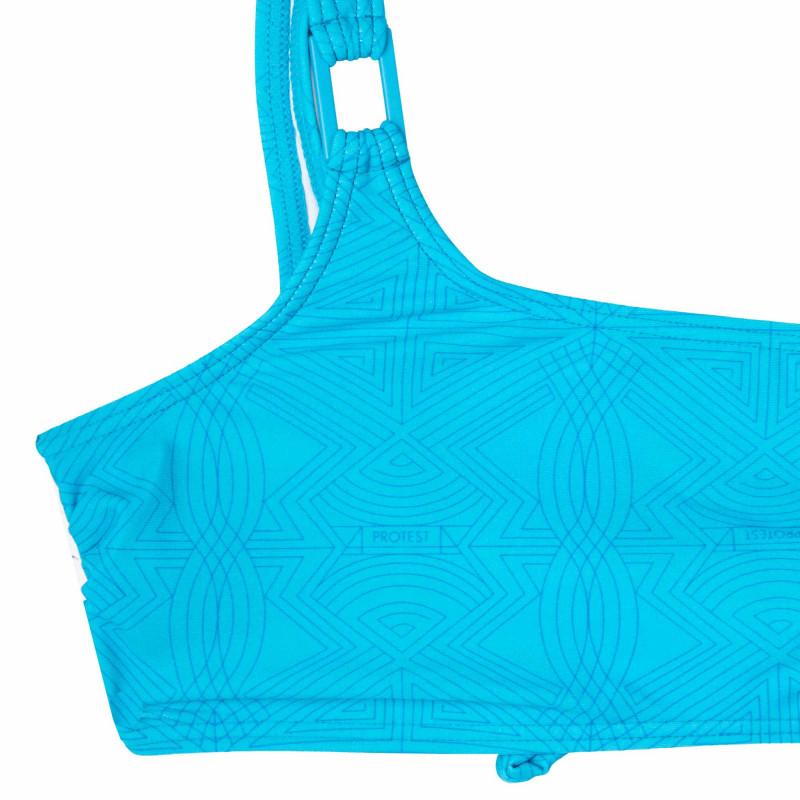 PROTEST Women's Oneshoulder Turquoise Swimsuit Top
