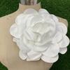 19cm Exaggerate Personality Popular In Europe Satin Fabric Big Flower Brooch for Women Men Dinner Party Accessory 2024 NEW