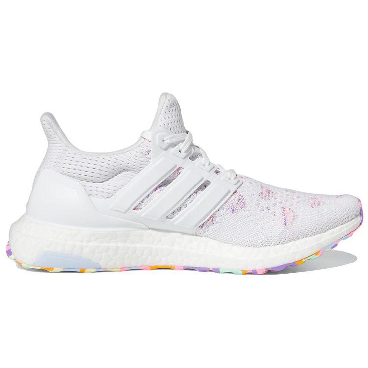 adidas UltraBoost 1.0 Женские кроссовки ко Дню Святого Валентина 2023 White Cloud-White Violet-Fusion HQ3857