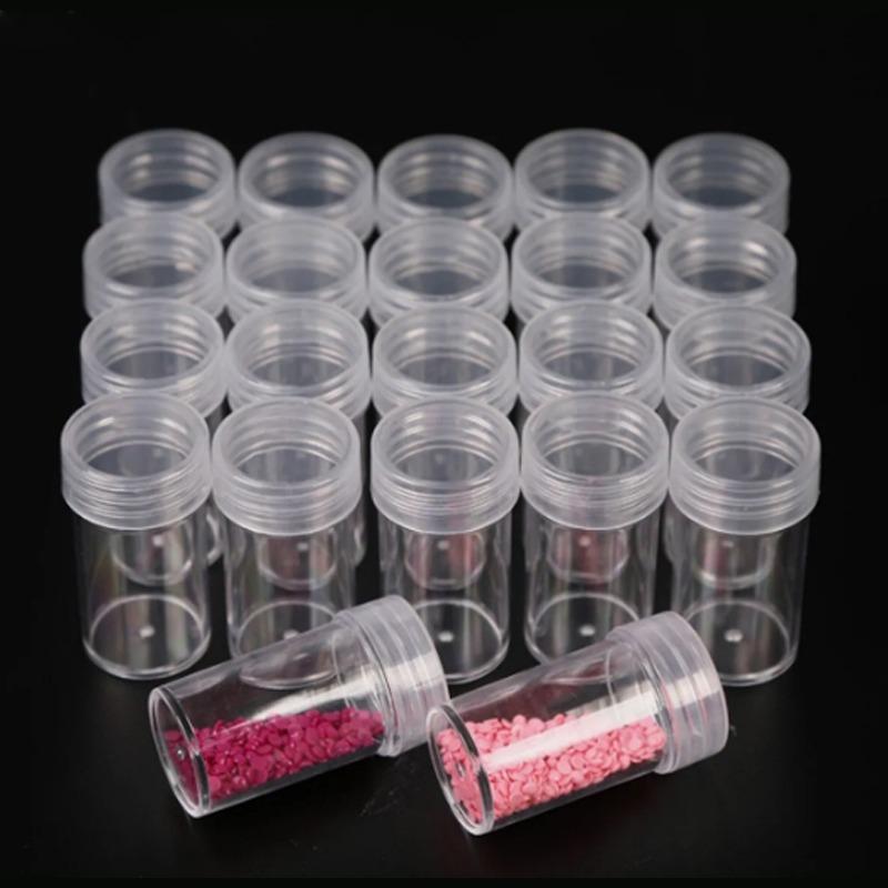 24/60 сетка Алмазная картина дрель бутылки для хранения бисера DIY аксессуары для декоративных картин для дома