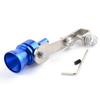 Universal Blue Car Turbo Sound Muffler Exhaust Pipe Blow Vale Simulator Whistle