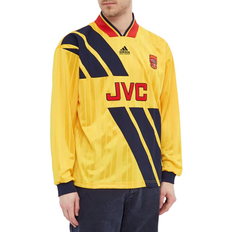 Adidas Arsenal Soccer Jerseys Men's Yellow Thin Straight Fit HK5627