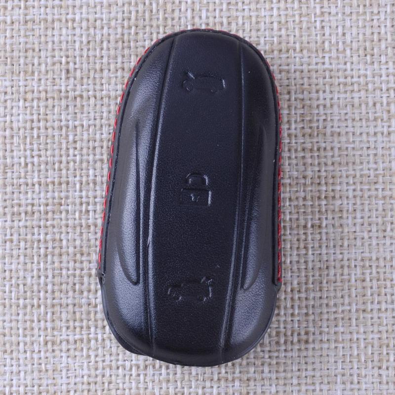 Smart Key Fob Cover Case Holder Protector 3 Buttons Fit for Tesla Model X 2016 2017 2018