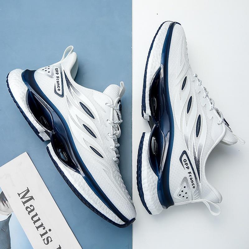 Летняя спортивная обувь, дышащая обувь для бега со льдом, мужская обувь с попкорном, модная и универсальная повседневная обувь для пар