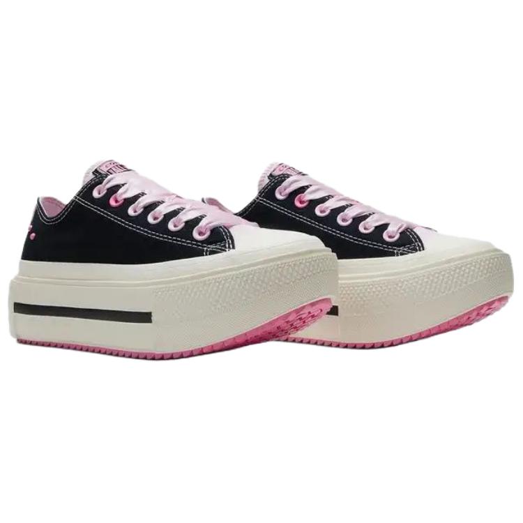 Converse Кеды на платформе унисекс черные с розовым A19729C
