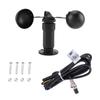 0-5V Aluminum Alloy Wind Speed Sensor Anemometer Three Cups Wind Speed Detector