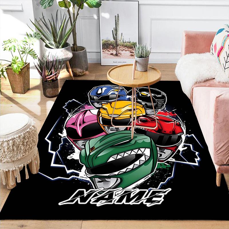 Custom 1Pc Power Rangers Teamup Rug Office Carpet Indoor Outdoor Entrance Doormat Nonslip Soft And Comfortable Living Room D2915222
