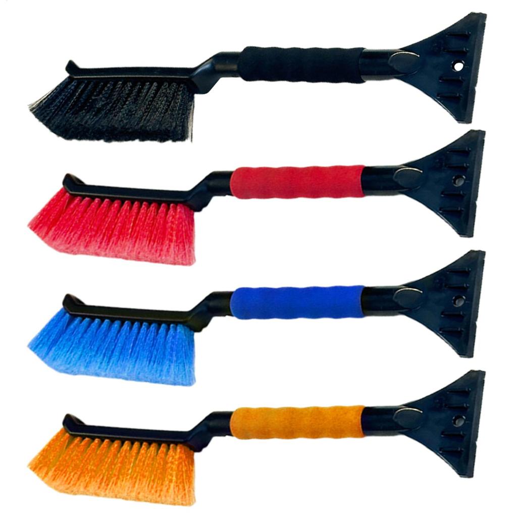 Car Window Ice Cleaning Car Snow Brush And Ice Scraper Windshield Scraper For Ice And Snow Ergonomic Foam Grip Snow Cleaner