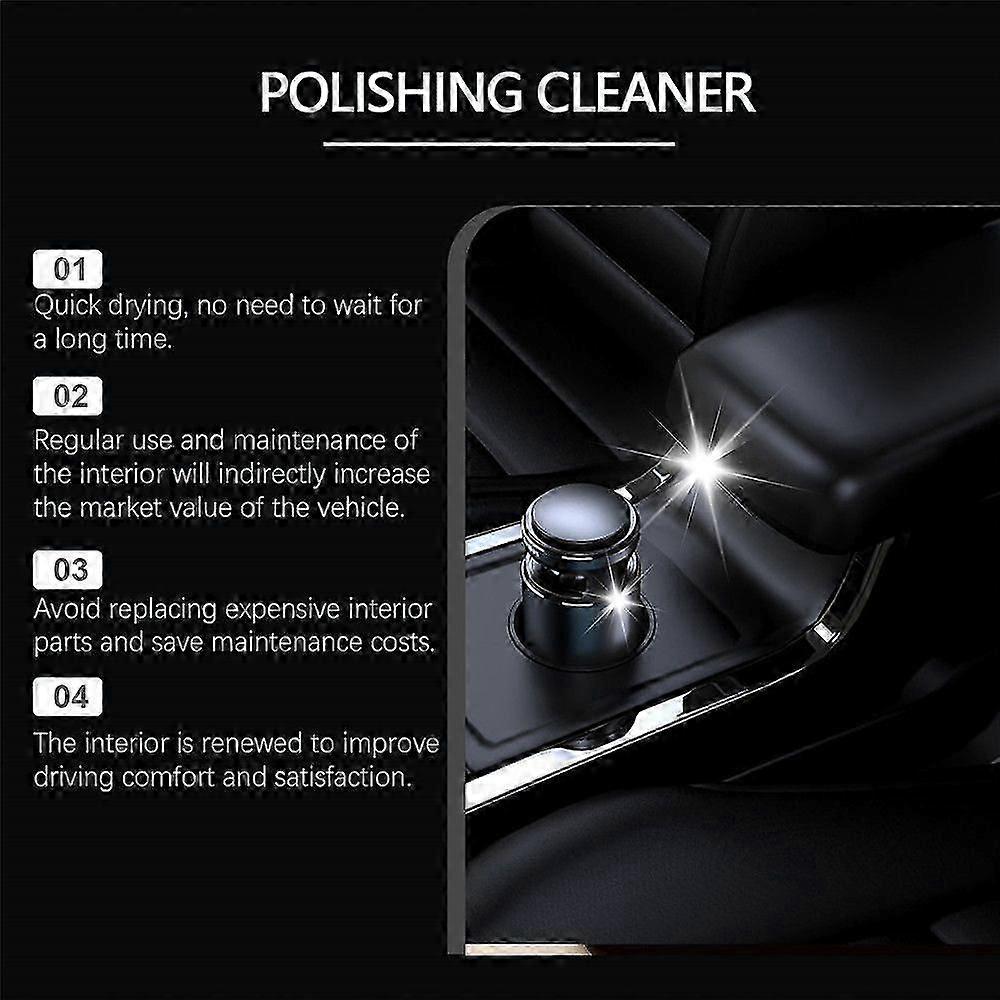 Polishing Cleaner For Car Interior Detailing Rubber Leather Automotive Interior Polishing Agent Detailer And Cleaner Renew