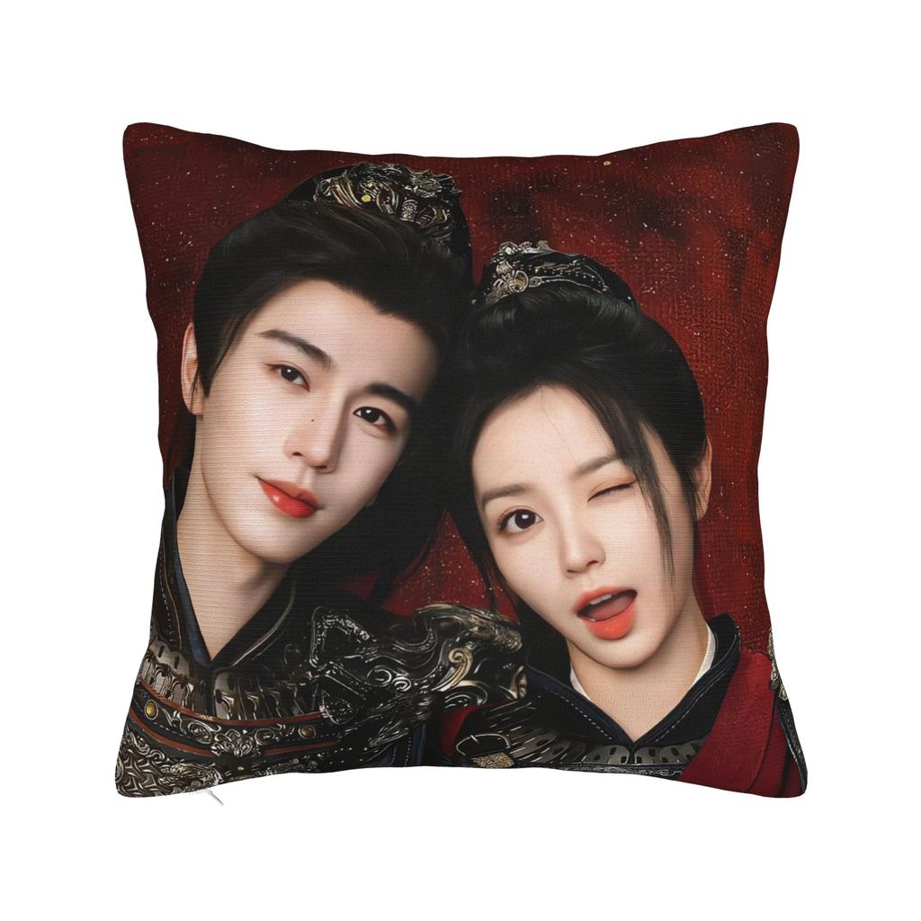 Chasing Jade Tian Xiwei Pillow Case Comfy Pillow Cover For Sofa Couch Bed Living Room Vintage Cushion Cover