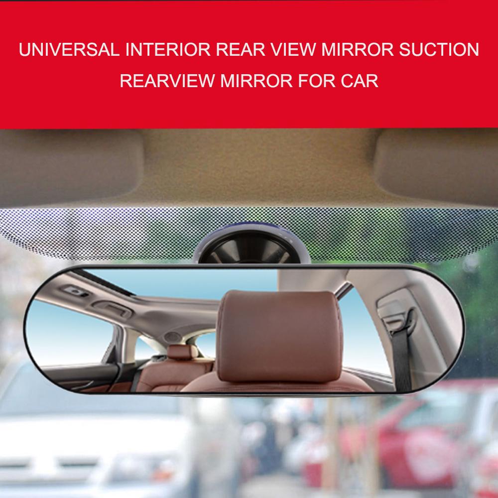 Rear View Mirror, Universal Car Truck Mirror Interior RearView Mirror Suction Cup, 220*65mm