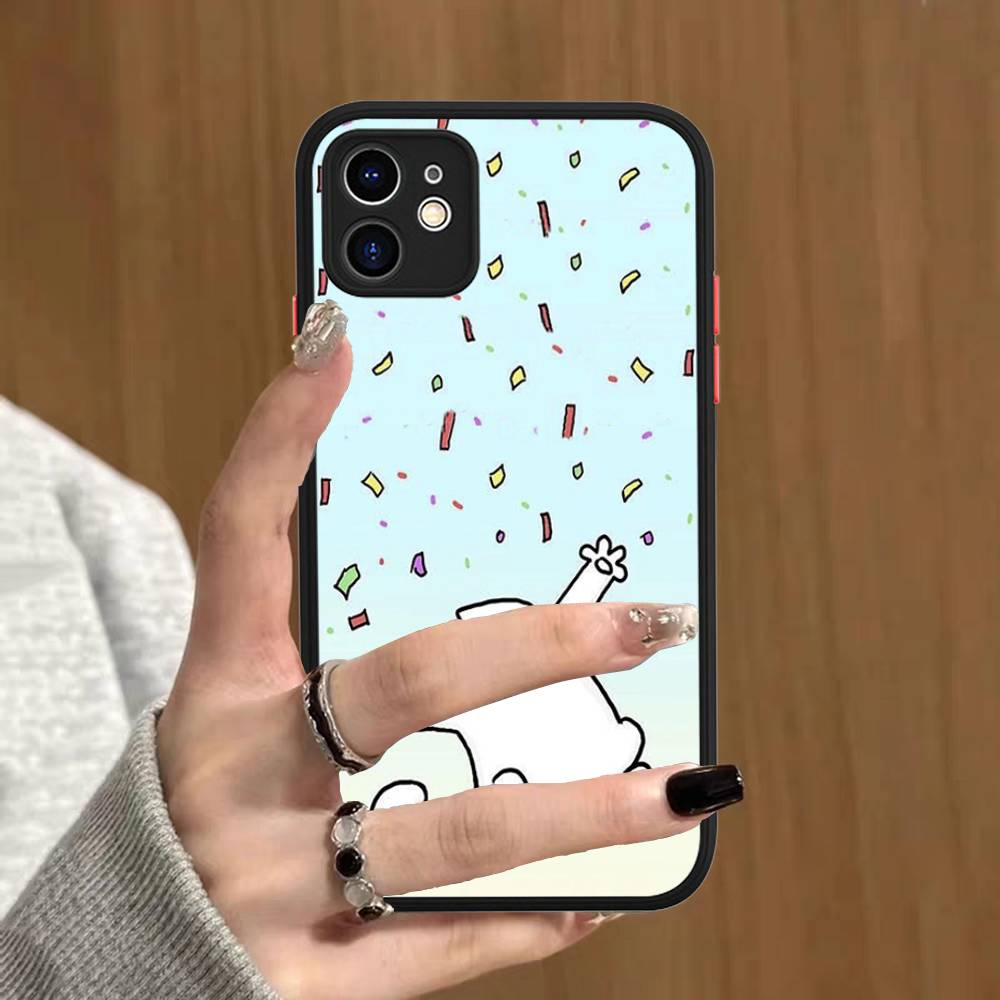 Милый Чехол для Телефона с Котом S-Simons Для IPhone 16 15 14 Plus 15 13 12 11 Pro Max X XS MAX Матовый Чехол
