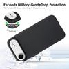 Матовый силиконовый чехол военного класса для iPhone Air 17 16 Pro Max, задняя крышка, ультратонкий матовый мягкий ТПУ чехол для iPhone 16 Plus