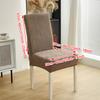 Jacquard Chair Cover for Dining Room Wedding Banquet Stretchy Chair Protector 1/2/4/6 Pieces Chair Slipcover Washable Easy Care