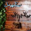 Retro Deer Antler Decoration Wall Mounted Clothing Rack Creative Clothing Store Entrance Hall Door Wall Decoration Metal Hook