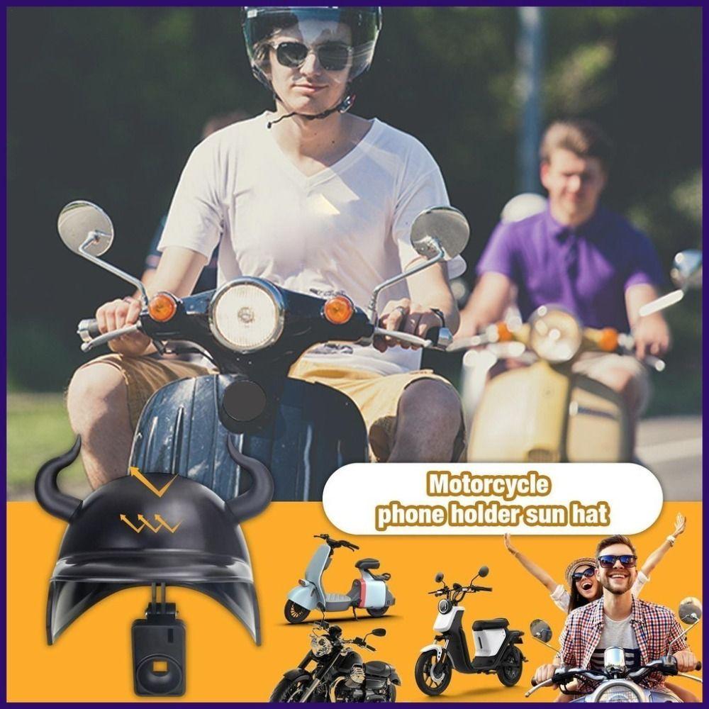 Shockproof Helmet Phone Stand Nylon Sunshade Phone Bracket  for Motorcycle Accessories