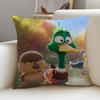 Warm MMigrationS Cushion Cover Breathable and skinfriendly linen pillowcase square removable and washable cushion
