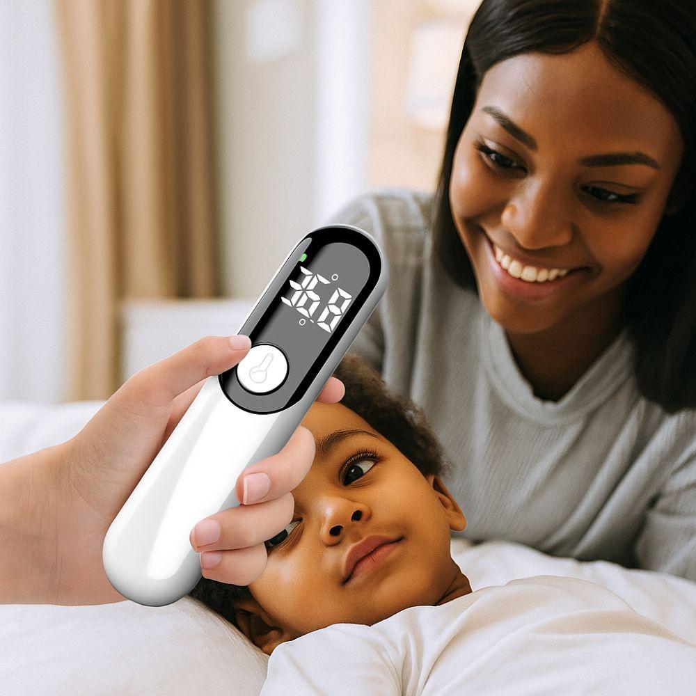 LCD Display Screen Infrared Thermometer Celsius Display Non-Contact Thermometer  Home Use
