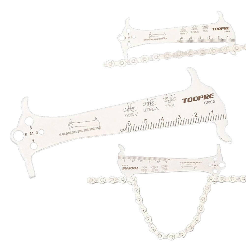 3-in-1 Bicycle Chains Gauge Portable Stainless Steel Bike Chain Wear Indicator Caliper Cycling Parts