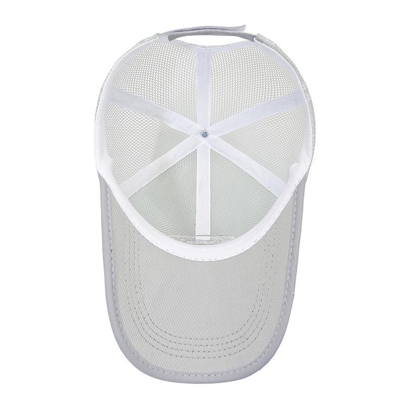 Летняя бейсбольная кепка с вышитыми буквами для мужчин, сетчатая кепка, уличные шапки для рыбалки и гольфа, женская панамская кепка с хвостиком, шляпа Snapback с козырьком