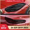 Для BMW Z4 G29 2019-2023 2022 Автомобильная фара Задымленная Черная ТПУ Защитная пленка Передний свет Тонировка Изменение цвета Наклейка Аксессуары