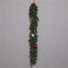 50CM Christmas Wreath & 2.7M Garland Set - Festive Door & Wall Decor