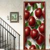 Fruit Lemon Door Stickers 3D Removable Vinilos Para Puertas Adhesive Wallpaper Art Murals for Doors Bibliotheque Modern Home Decor