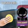 100ml Car Plastic Repair and Polishing Wax - Enhancer for Internal and External Black Surfaces, Fades Repair, Tire Shine Paste