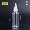 10-200Ml Plastic Squeeze Dropper Bottle With Screw Cap Transparent Eyes Liquid Ink Oil Dropper Bottles Paint Pigment Container