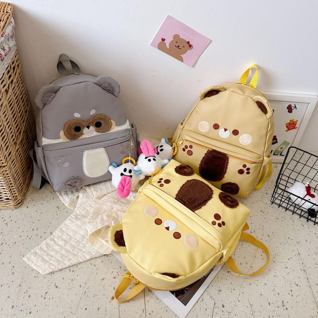 Милый детский рюкзак с рисунком медведя из мультфильма, высококачественная дорожная сумка большой вместимости, креативная новая сумка для девочек
